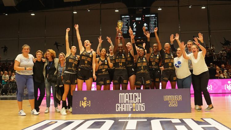 Le Trophée (enfin) pour Basket Landes
